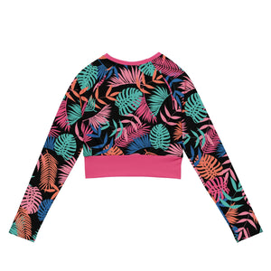 Women's Longsleeve Workout Crop Top