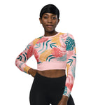 Women's Longsleeve Workout Crop Top