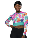 Women's Longsleeve Workout Crop Top