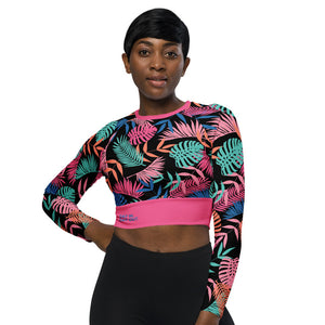 Women's Longsleeve Workout Crop Top