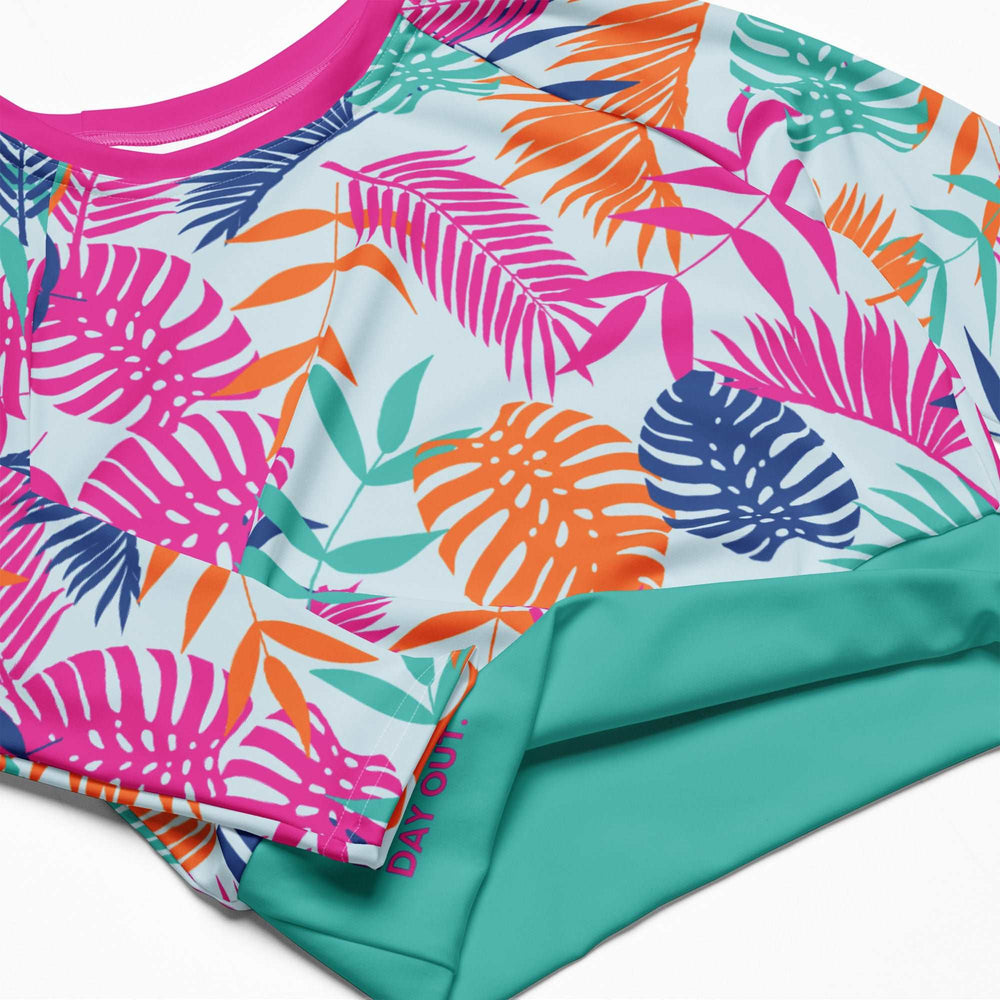 Women's Longsleeve Workout Crop Top