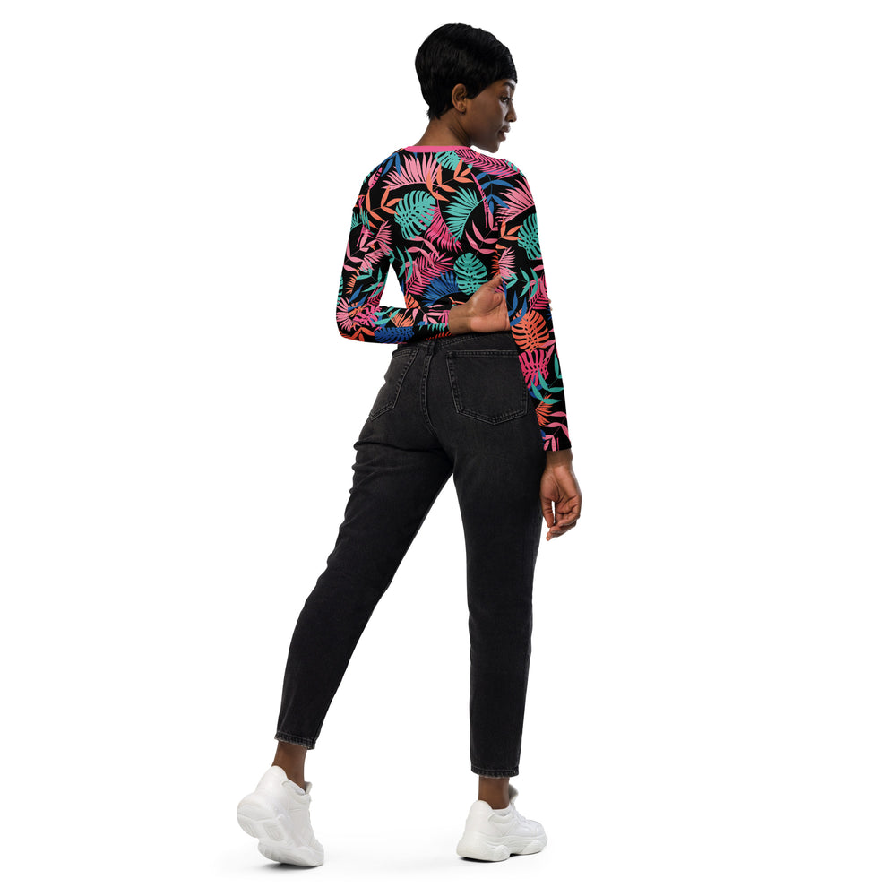Women's Longsleeve Workout Crop Top