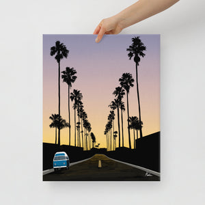 California Sunset - Canvas Print