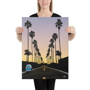 California Sunset - Canvas Print