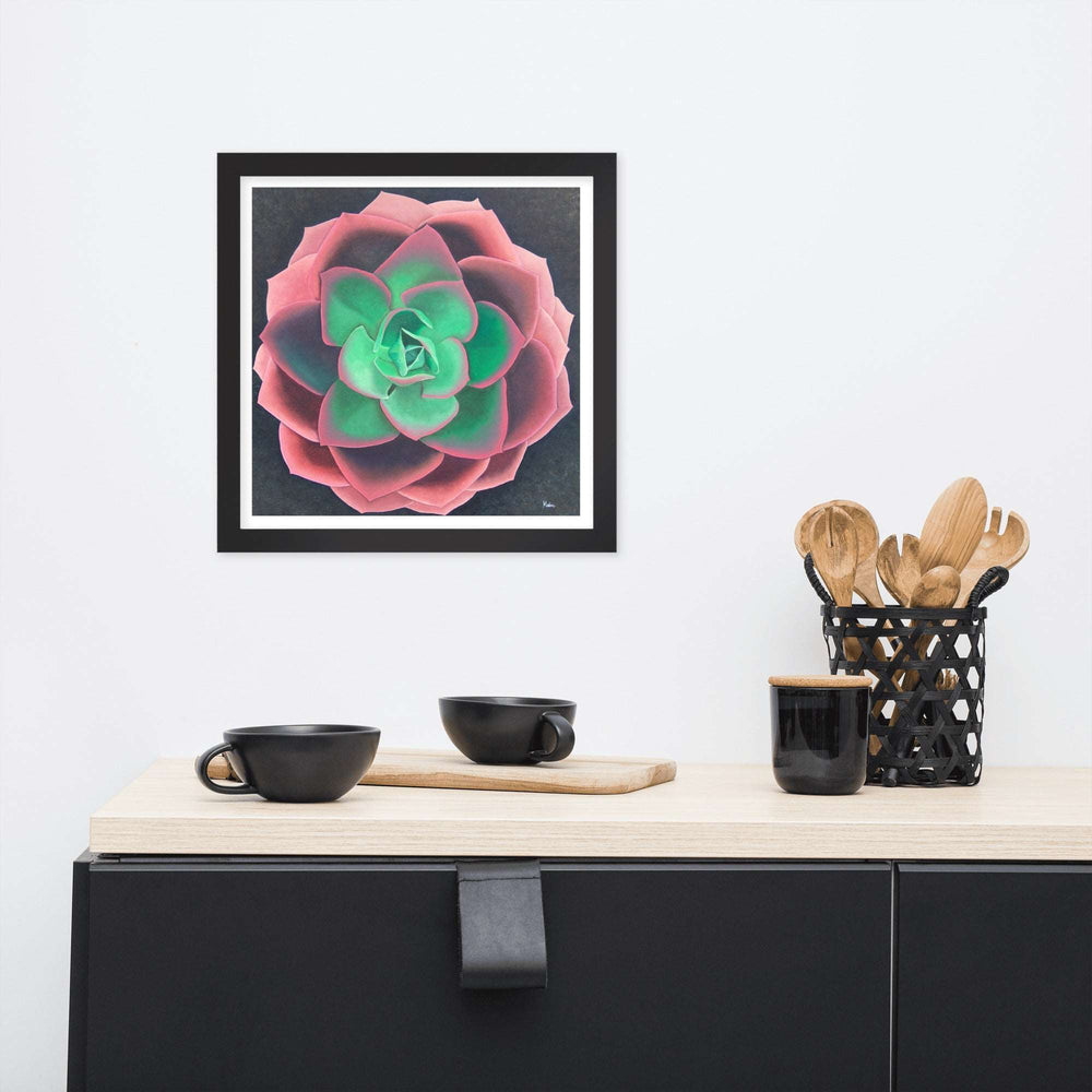 Succulent - Framed poster
