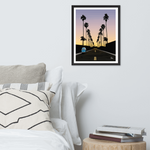 California Sunset - Framed poster