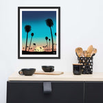Beach Sunset - Framed poster