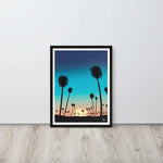 Beach Sunset - Framed poster