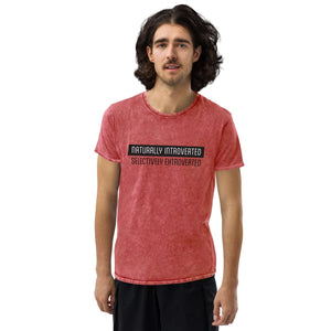 Naturally Introverted - Denim T-Shirt