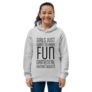 Women's eco hoodie - Girls Just Wanna