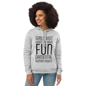 Women's eco hoodie - Girls Just Wanna