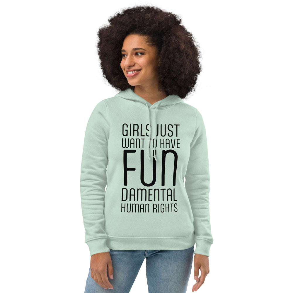 Women's eco hoodie - Girls Just Wanna