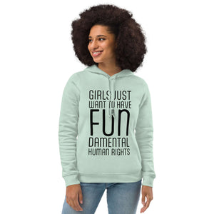 Women's eco hoodie - Girls Just Wanna
