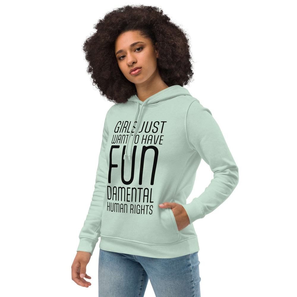 Women's eco hoodie - Girls Just Wanna