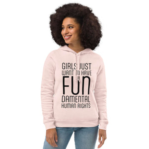 Women's eco hoodie - Girls Just Wanna