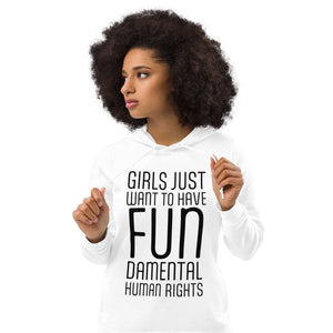 Women's eco hoodie - Girls Just Wanna