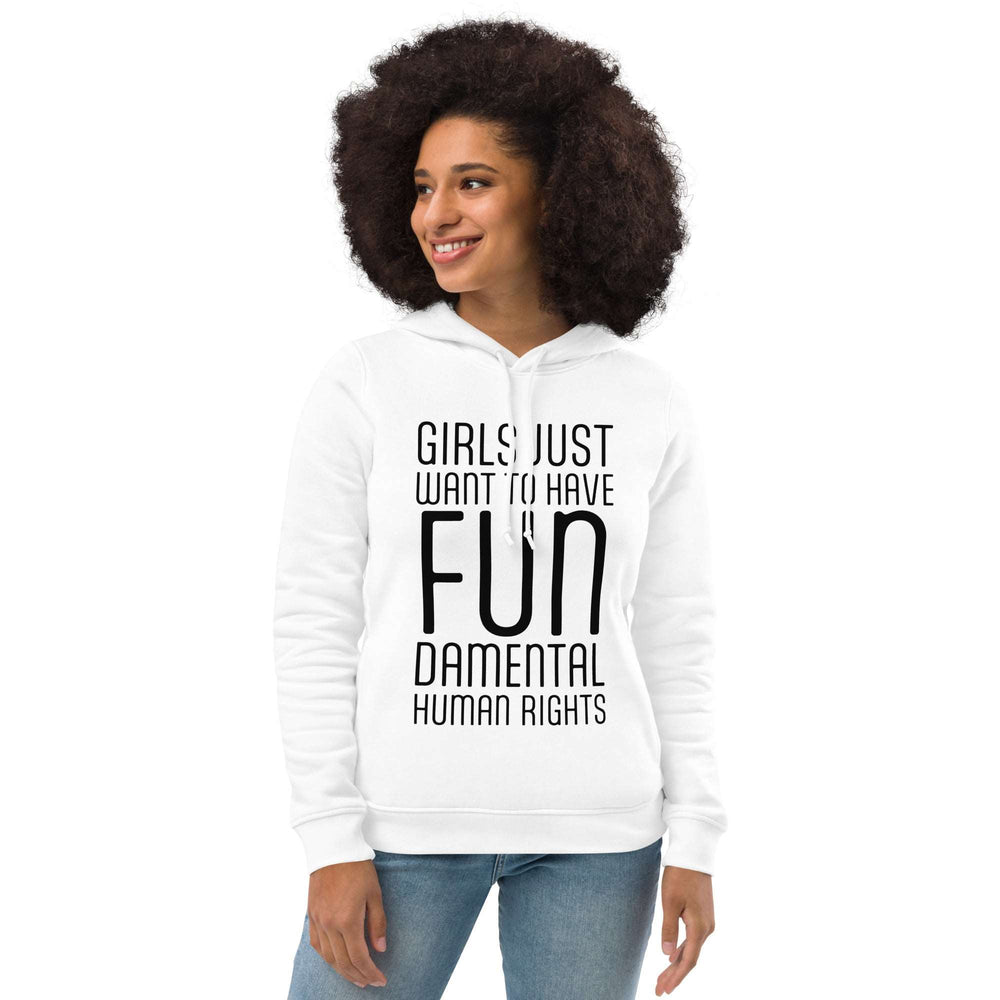 Women's eco hoodie - Girls Just Wanna