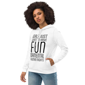 Women's eco hoodie - Girls Just Wanna